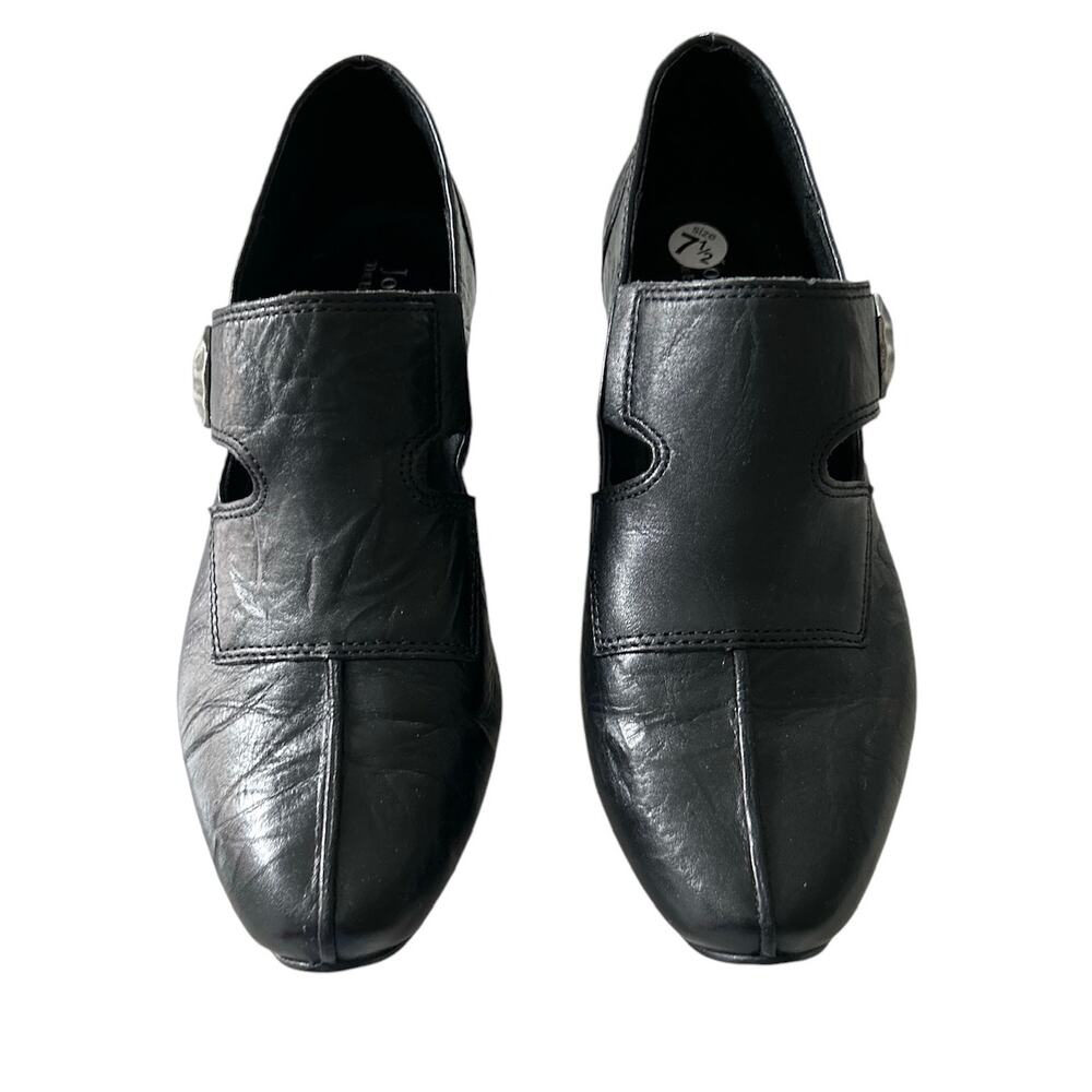 Josef Seibel‎ Size US 7.5/ EU 38 Black Leather Tina Slip On European Pump Bootie